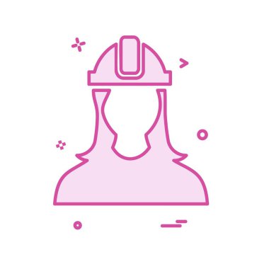 Erkek avatar simge tasarlamak vektör