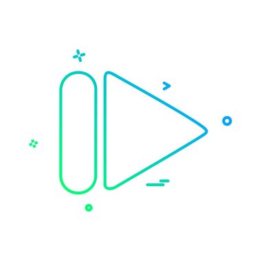 Ortam düğmeleri dizayn vektörü