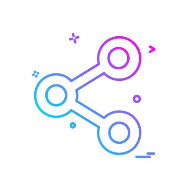 Simge tasarım vektörünü paylaş