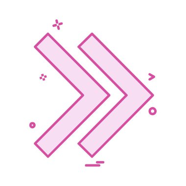 Ok simgesi tasarım vektörü