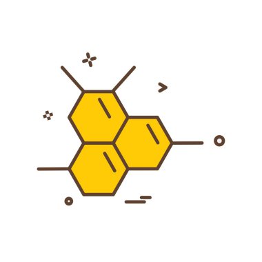 Bal simgesi tasarım vektörü