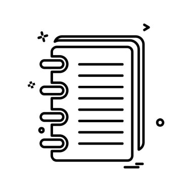 Dosya simgesi tasarım vektörü 