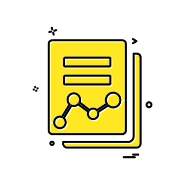 Dosya simgesi tasarım vektörü