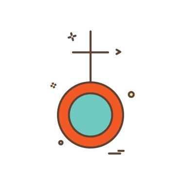 kadın simge vektör tasarımı