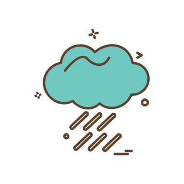 Sadece simge vektör üzerinde beyaz baclground hava