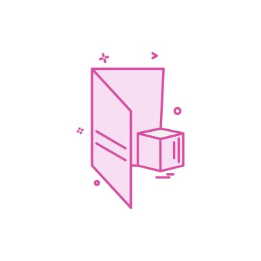 Kart simge tasarlamak vektör