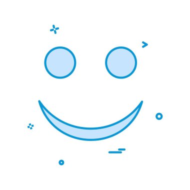 Gülen simge tasarlamak vektör