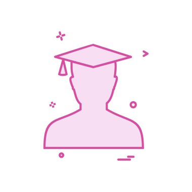 Avatar erkek simge tasarım vektörü