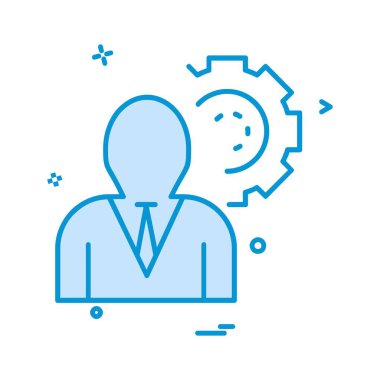 İş simgesi tasarım vektörü