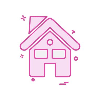 Ev simgesi tasarım vektörü