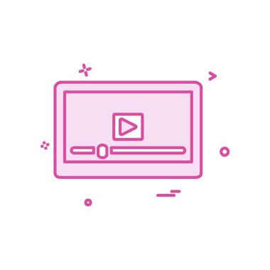 Web yerleşim simgesi tasarım vektörü