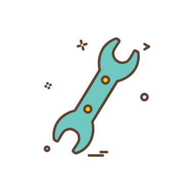 Tornavida araçları simge tasarlamak vektör