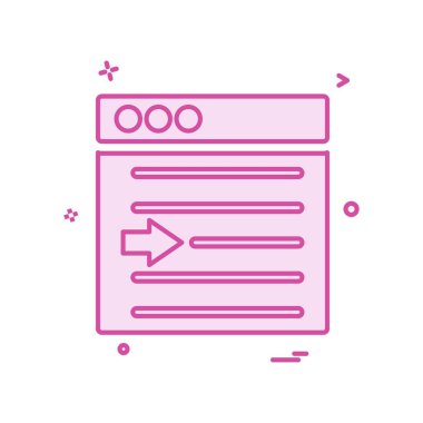 Web düzen simge tasarlamak vektör