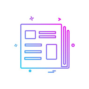 defter simge tasarlamak vektör