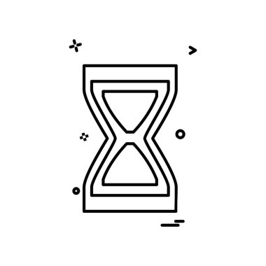 Simge tasarım vektörünü bekle