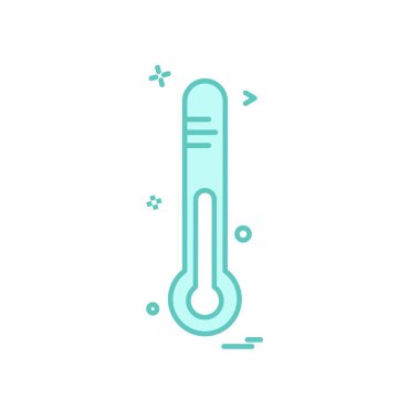 Termometre simge tasarlamak vektör