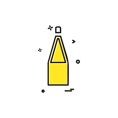 Gıda simgesi tasarım vektörü