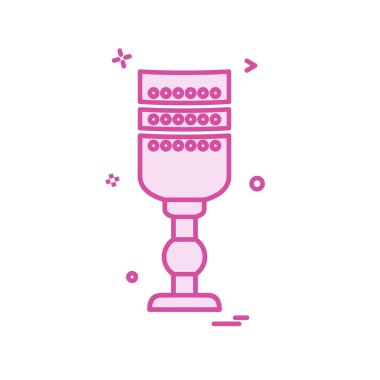 Cam simge tasarlamak vektör 