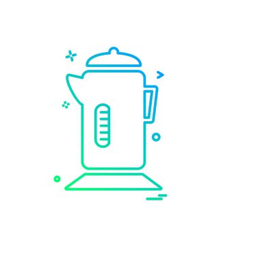 Mutfak simgesi tasarım vektörü 