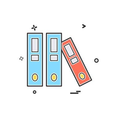 Dosya simgesi tasarım vektörü