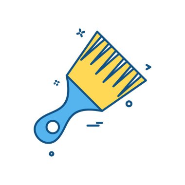 bursh simge vektör tasarımı