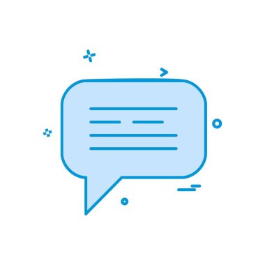 İletileri simge vektör beyaz arka plan üzerinde