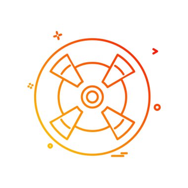 Taraftar simgesi tasarım vektörü