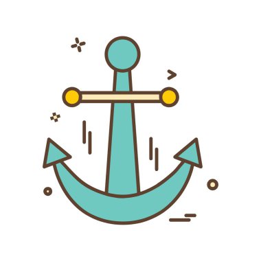 Yüzme simge tasarlamak vektör 