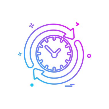 Sıfırlama simge tasarlamak vektör