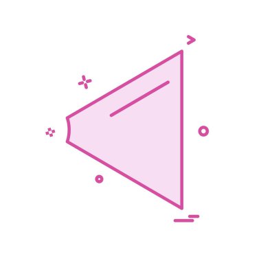 Simge tasarlamak vektör geri