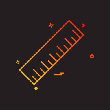 Ölçek simge vektör tasarımı