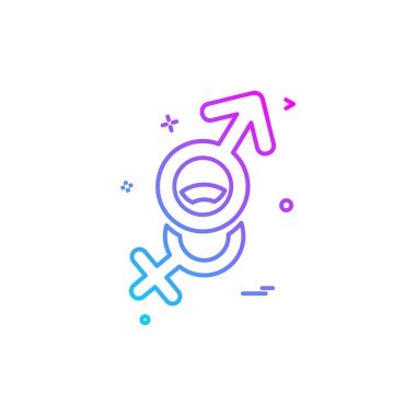 Sevgililer günü simge tasarlamak vektör