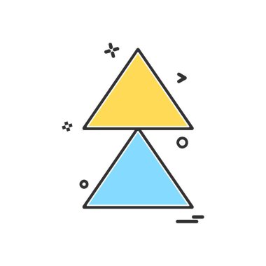 Yukarı ok simgesi tasarım vektörü