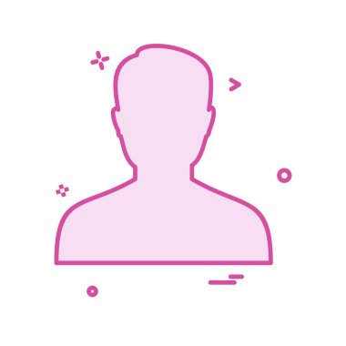 Avatar erkek simge tasarım vektörü