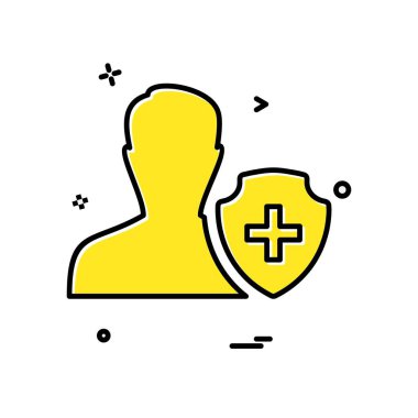 Avatar simge tasarlamak vektör