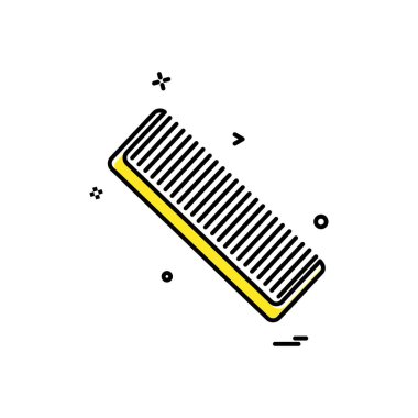 Tarak simge tasarlamak vektör