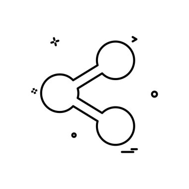 Simge tasarım vektörünü paylaş