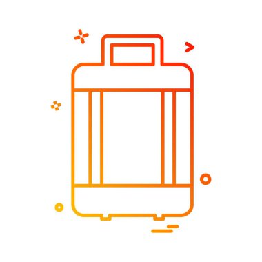 Beyaz arka plan üzerinde seyahat etmek simge tasarlamak vektör