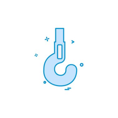 Donanım aracı simgesi tasarım, renkli vektör çizim 