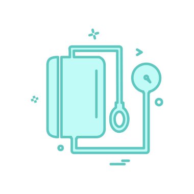 Tıbbi simge tasarım, renkli vektör çizim