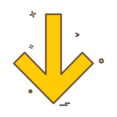 Ok simgesi tasarım vektörü