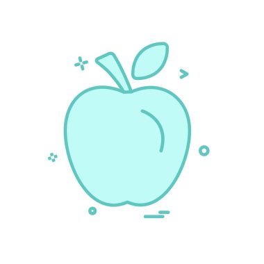 Apple simge tasarım vektörü