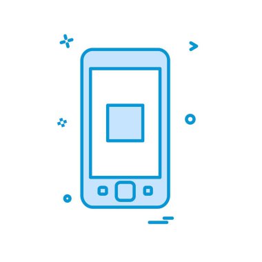 Akıllı telefon simge tasarlamak vektör 