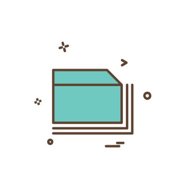 Dosya simgesi tasarım vektörü