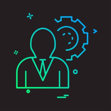 İş simge tasarlamak vektör