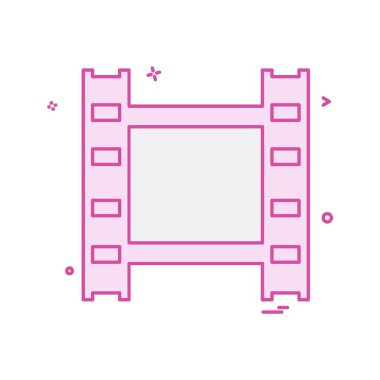 Video simge tasarlamak vektör