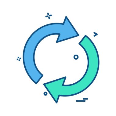 Ok simgesi tasarım vektörü