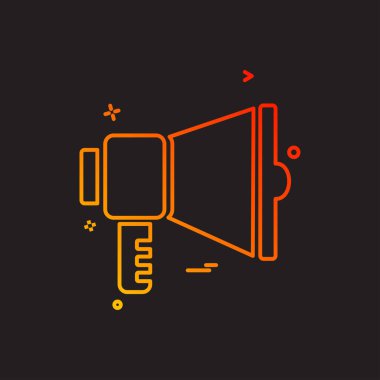 Birim simge tasarlamak vektör