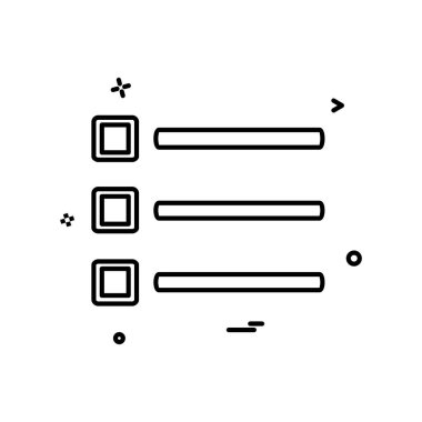 Menü simge tasarlamak vektör