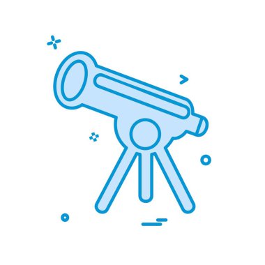 Dürbün simge tasarlamak vektör 